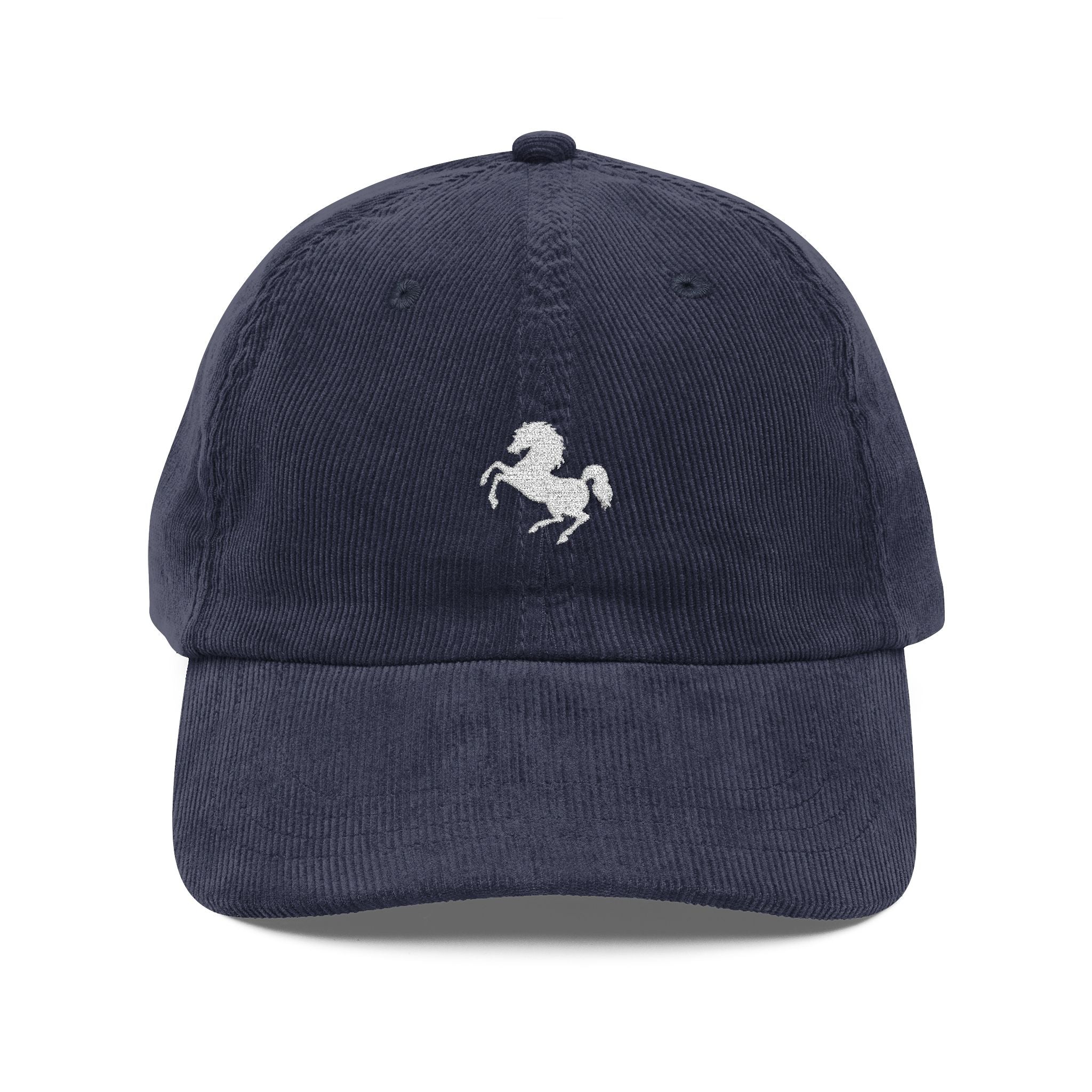 Vintage Corduroy Cap - Embroidered 'Run Free' Hat, Perfect for Outdoors, Casual Style, Western Cowboy Equestrian, Retro Fashion Accessory