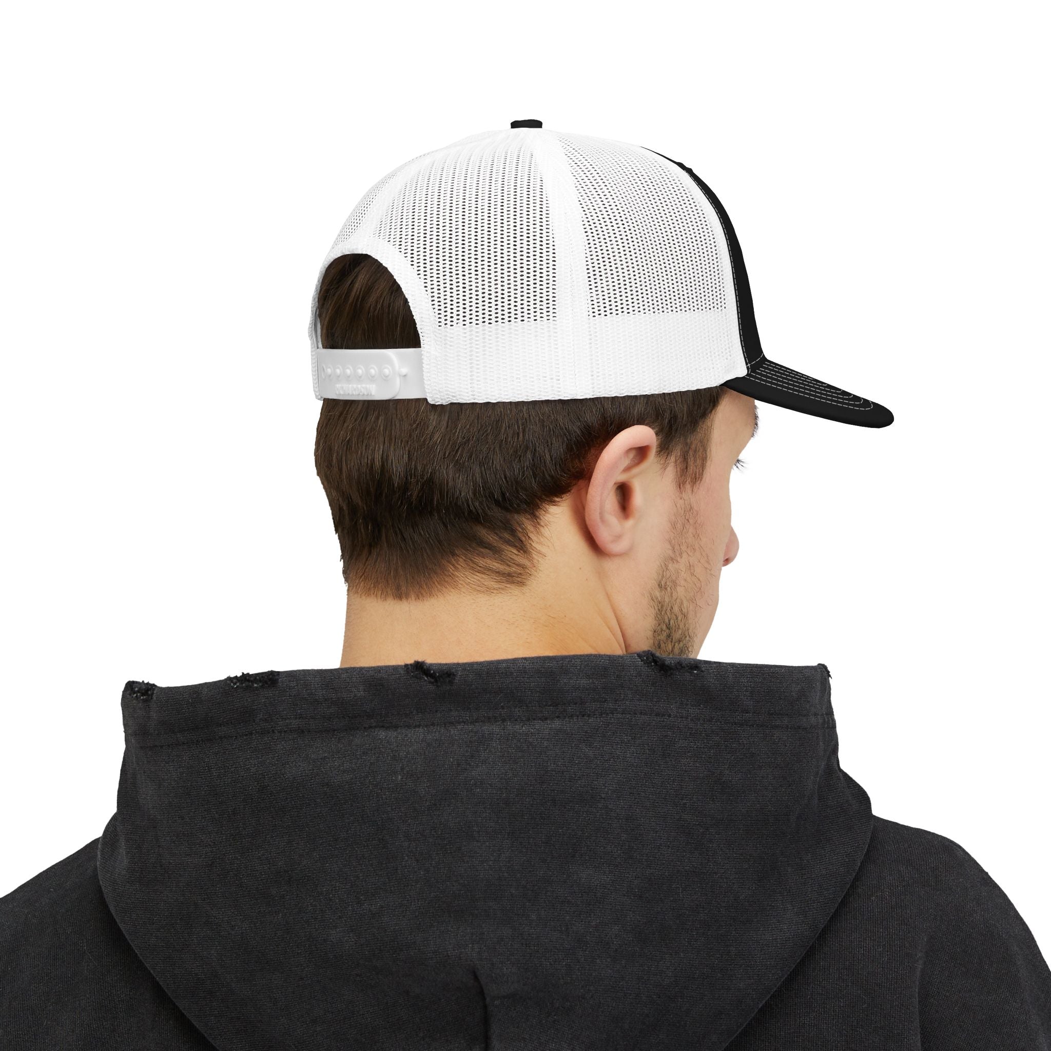 “Unbothered” Embroidered Snapback Trucker Cap | Minimalist Unisex Baseball Cap | 8 Color Options | Brew’d Up Designs