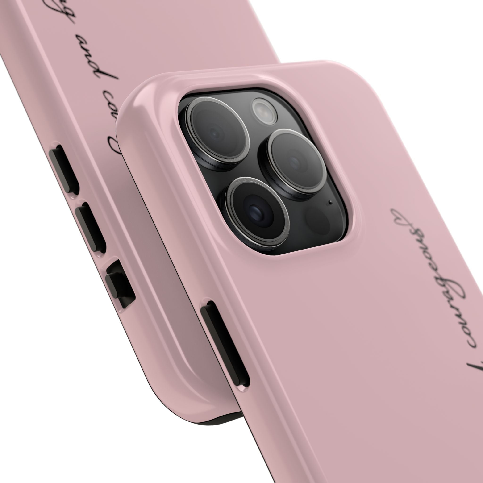 Inspirational Tough Phone Cases, Be Strong & Courageous, Motivational Phone Cover, Christian Gift, Everyday Use, Unique Design