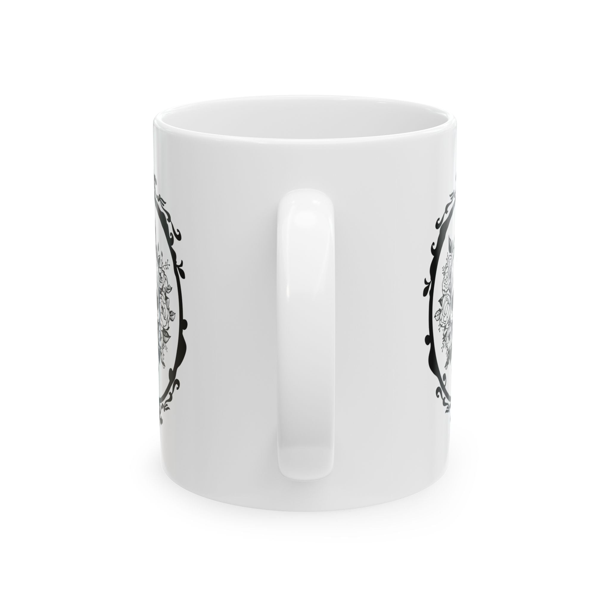 Halloween Ceramic Mug – Custom Coffee Mug in 11oz | Durable Ceramic Mug Halloween Gift, BPA-Free & Microwave Safe