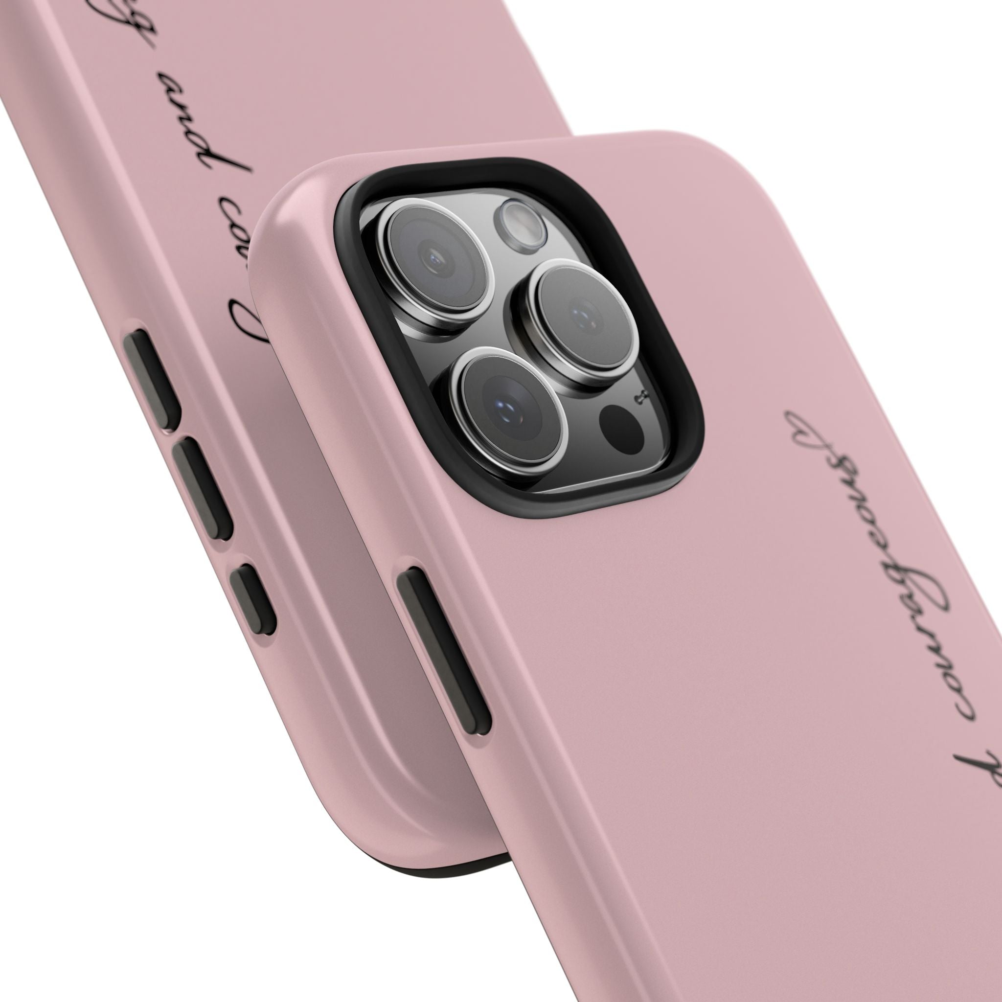 Inspirational Tough Phone Cases, Be Strong & Courageous, Motivational Phone Cover, Christian Gift, Everyday Use, Unique Design