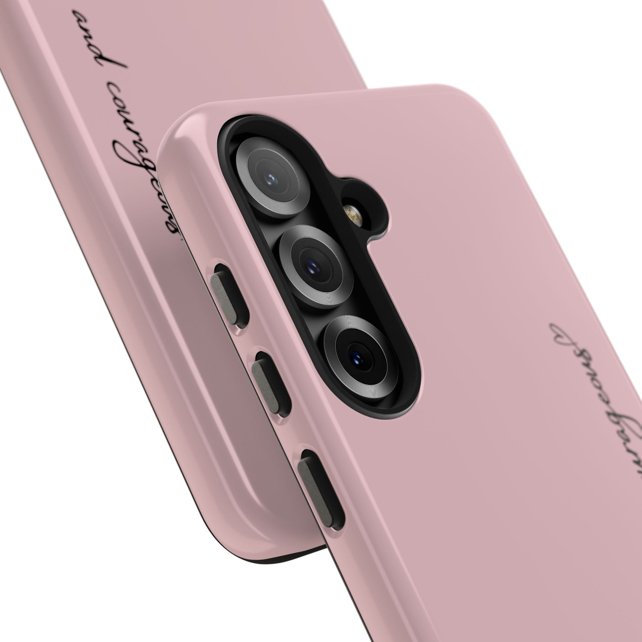 Inspirational Tough Phone Cases, Be Strong & Courageous, Motivational Phone Cover, Christian Gift, Everyday Use, Unique Design