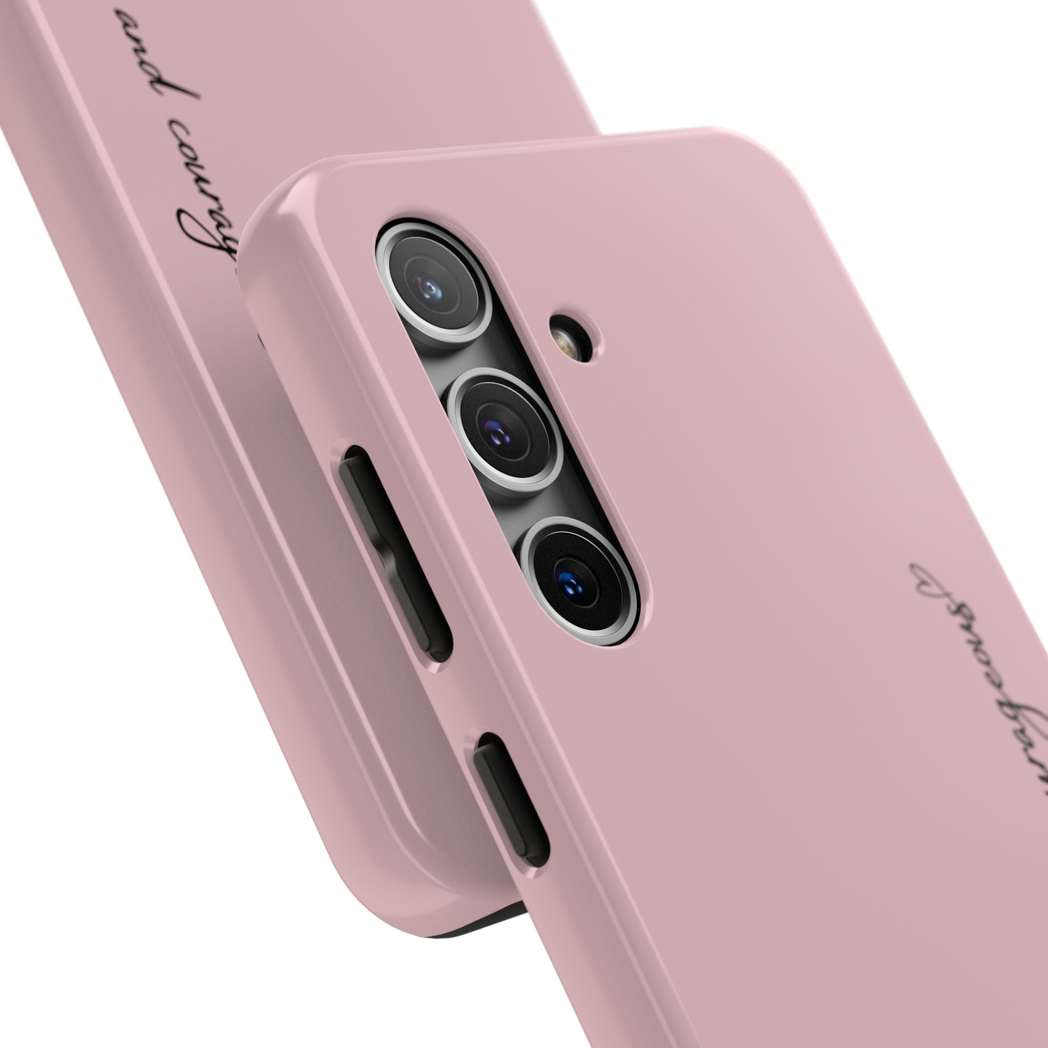Inspirational Tough Phone Cases, Be Strong & Courageous, Motivational Phone Cover, Christian Gift, Everyday Use, Unique Design