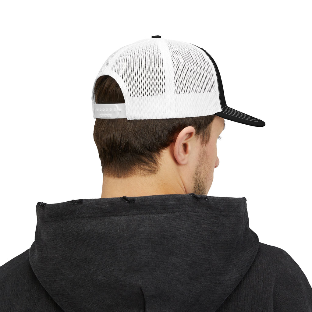 “Unbothered” Embroidered Snapback Trucker Cap | Minimalist Unisex Baseball Cap | 8 Color Options | Brew’d Up Designs