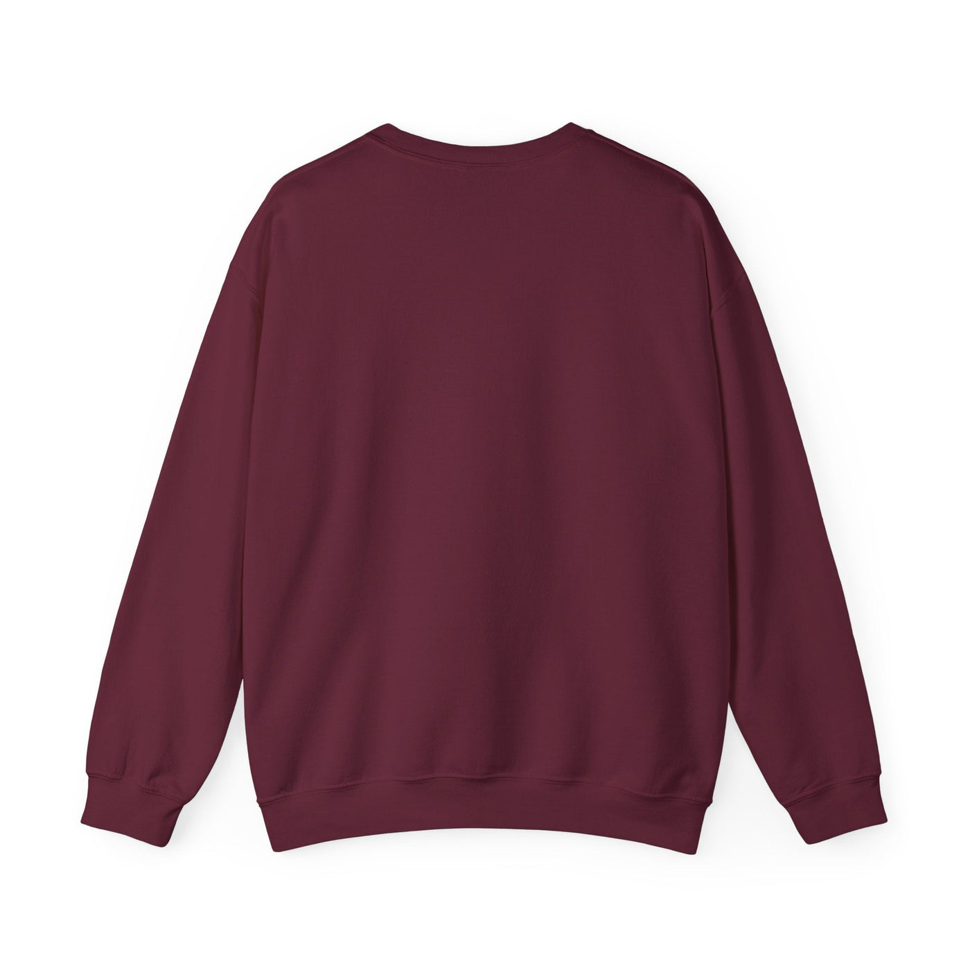 Cozy maroon crewneck sweatshirt for spreading love and Christmas cheer holiday season