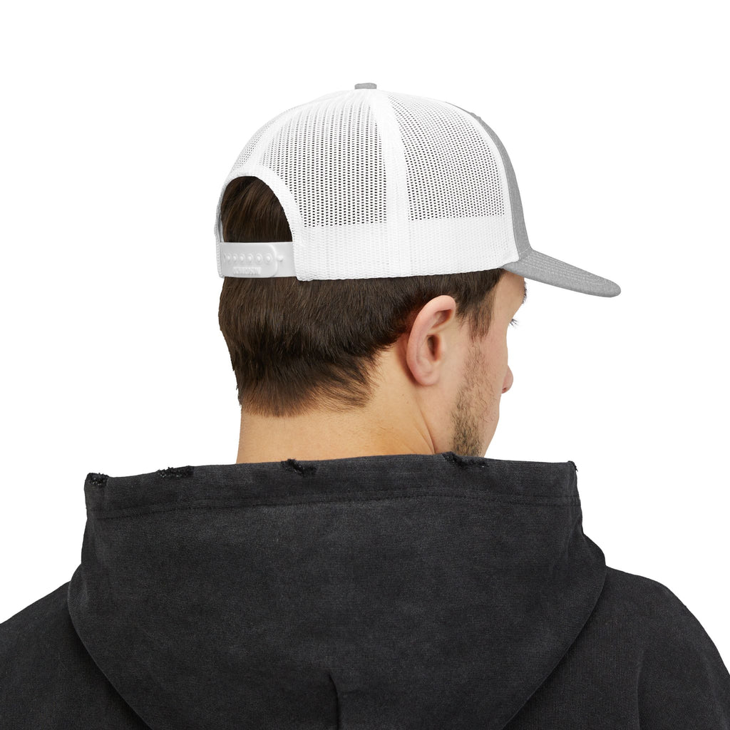 “Unbothered” Embroidered Snapback Trucker Cap | Minimalist Unisex Baseball Cap | 8 Color Options | Brew’d Up Designs