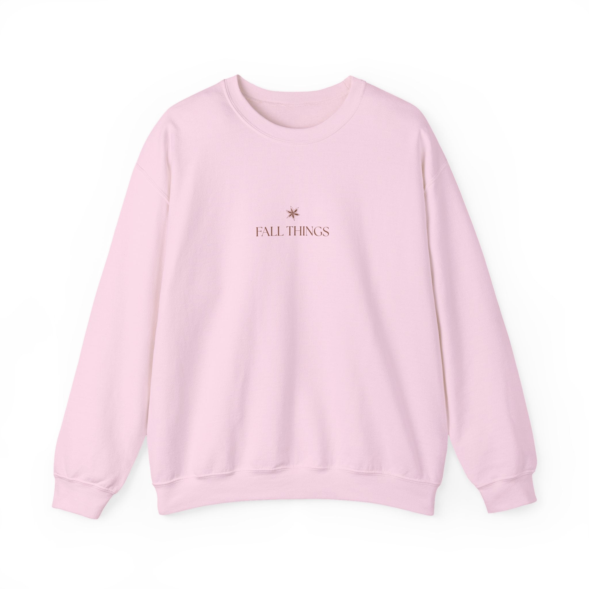 Fall Things Sweatshirt - Cozy Minimalist Autumn Crewneck for Coffee Lovers and Homebodies